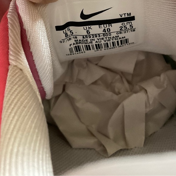 Mint Nike Air Max 720 Pink Sea Blue Fury Womens Sz 8.5 Worn 1x - Picture 11 of 12